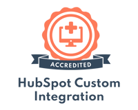 HubSpot Custom Integration Accredited Partner Badge