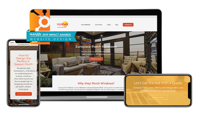 HubSpot Impact Award Website Design